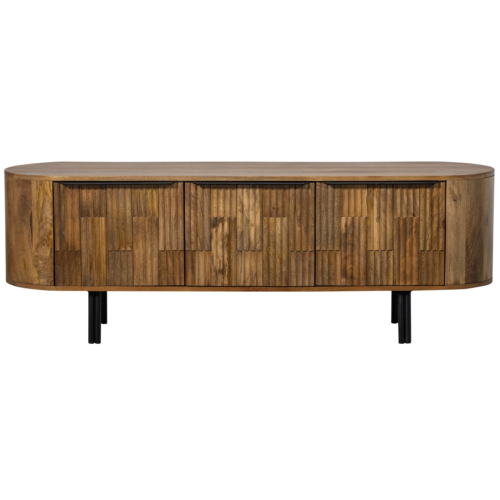 TV-meubel Effortless Mangohout 147cm - Afbeelding 4