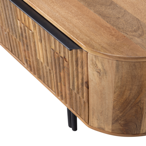 TV-meubel Effortless Mangohout 147cm - Afbeelding 7
