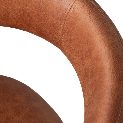 Eetkamerstoel Noble Lederlook - Cognac - Afbeelding 8