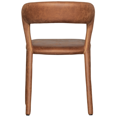 Eetkamerstoel Noble Lederlook - Cognac - Afbeelding 6