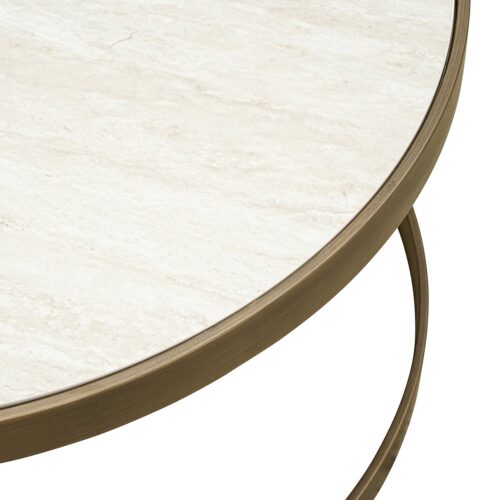 Salontafel Tivoli Keramiek Set van 2 stuks - Wit - Afbeelding 5