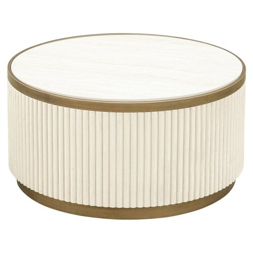Salontafel Tivoli Keramiek Set van 2 stuks - Wit - Afbeelding 3
