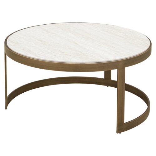 Salontafel Tivoli Keramiek Set van 2 stuks - Wit - Afbeelding 4