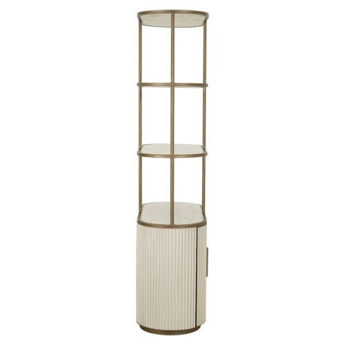 Wandkast Tivoli 197 x 100cm kleur Beige - Afbeelding 2