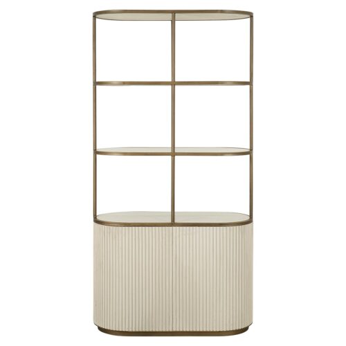 Wandkast Tivoli 197 x 100cm kleur Beige - Afbeelding 3