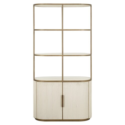 Wandkast Tivoli 197 x 100cm kleur Beige - Afbeelding 4