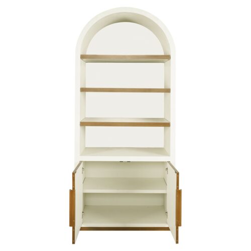 Wandkast Tivoli 210 x 90cm kleur Beige - Afbeelding 5