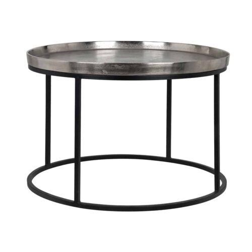 Salontafel Lyam Ø70cm - Zilver