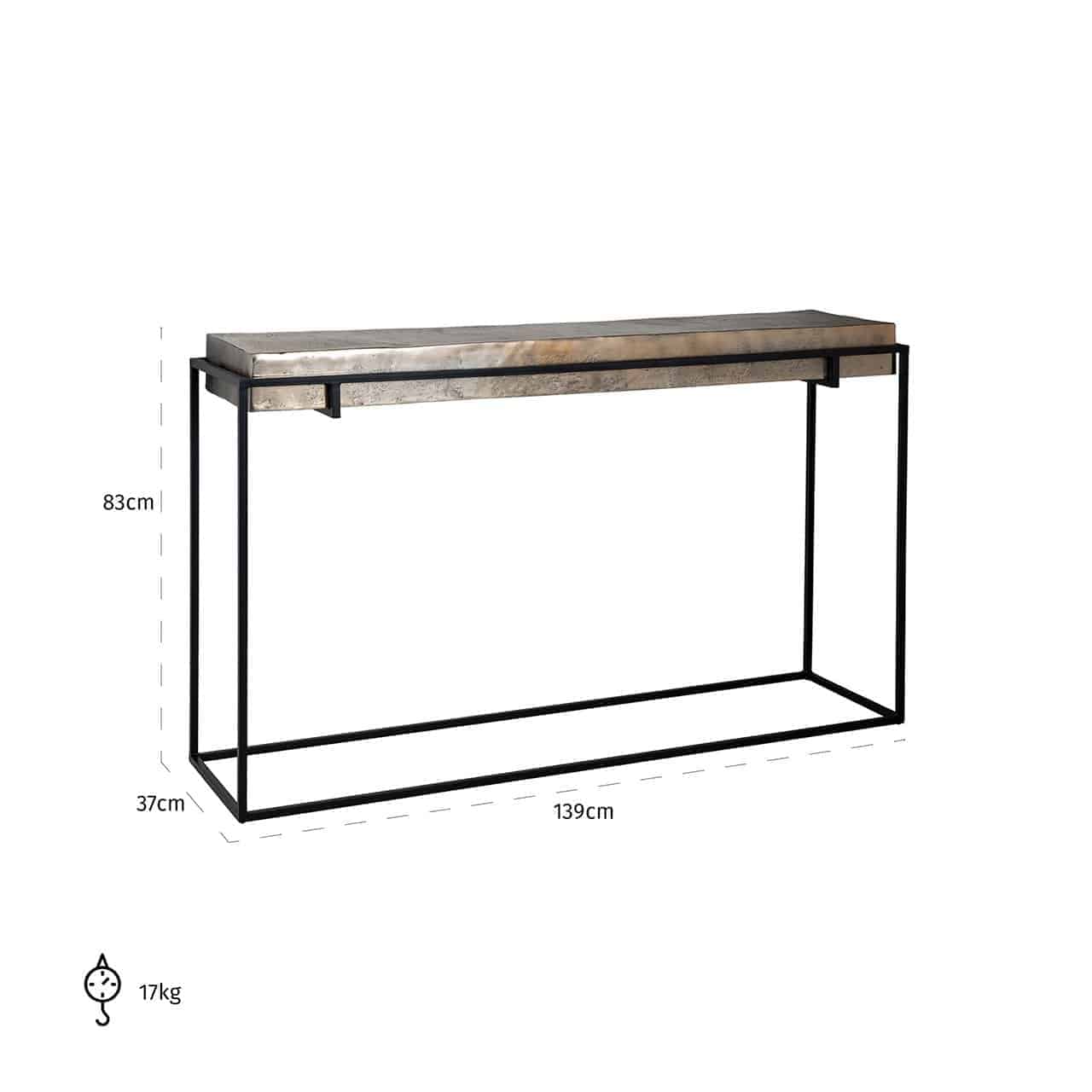 Sidetable Collaway - 139cm - Afbeelding 5