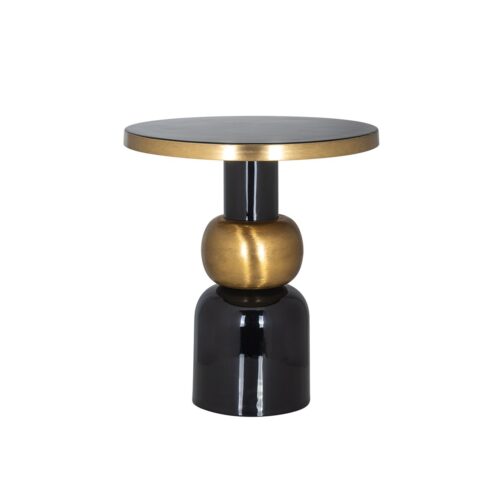 Bijzettafel Mose Ø51 cm - Zwart