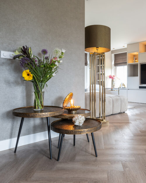 Salontafel Luton Set van 3 stuks - Goud - Afbeelding 7