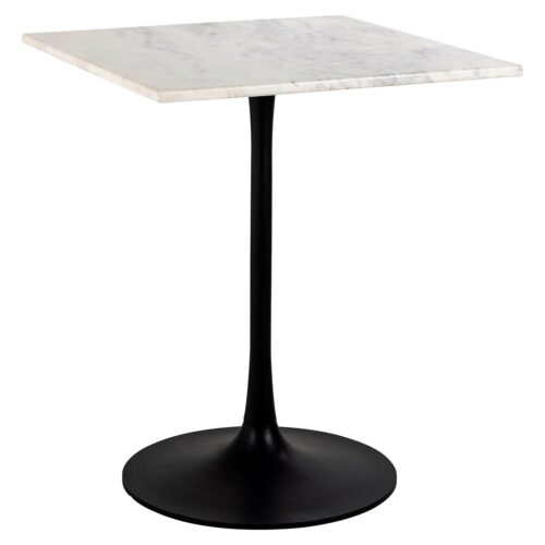 Bistrotafel Carlten Marmer 65 x 65 cm - Wit