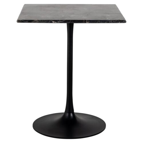 Bistrotafel Carlten Marmer 65 x 65 cm - Zwart - Afbeelding 2