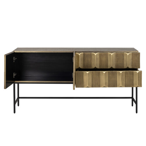 Dressoir Jaxx (Zwart/Goud) - Afbeelding 6
