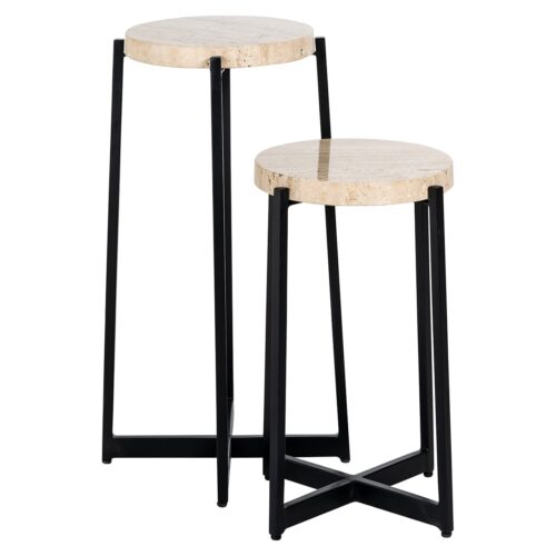 Bijzettafel Dillinger Marmer - Set van 2 stuks - Afbeelding 2