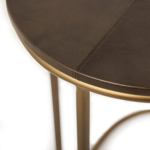 Ovale Laptoptafel Zillon Leder - 55 x 35 cm - Afbeelding 7
