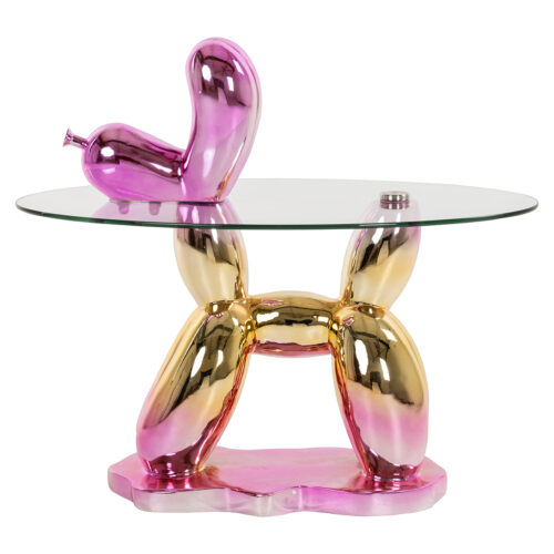 Bijzettafel Usha Glas -  67 x 49cm - Afbeelding 3