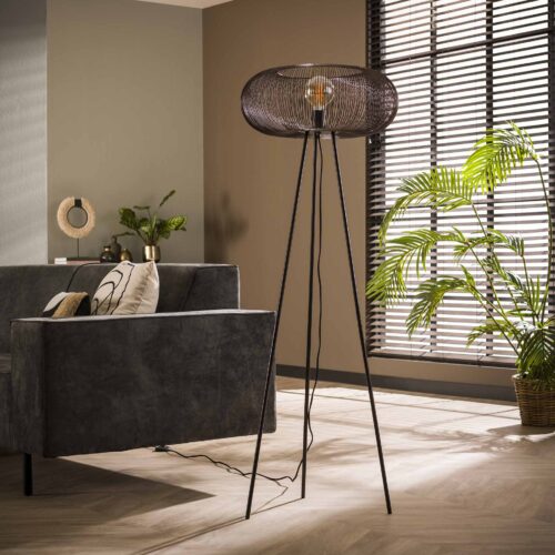 Vloerlamp Copper Twist 140cm (showroom model) - Afbeelding 6
