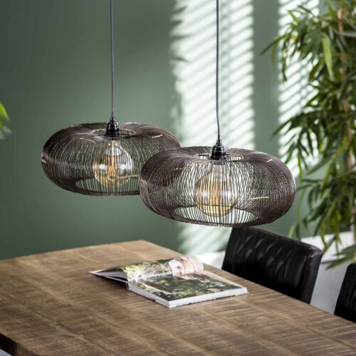 Hanglamp Copper Twist 2 lampen Ø43cm - Afbeelding 10