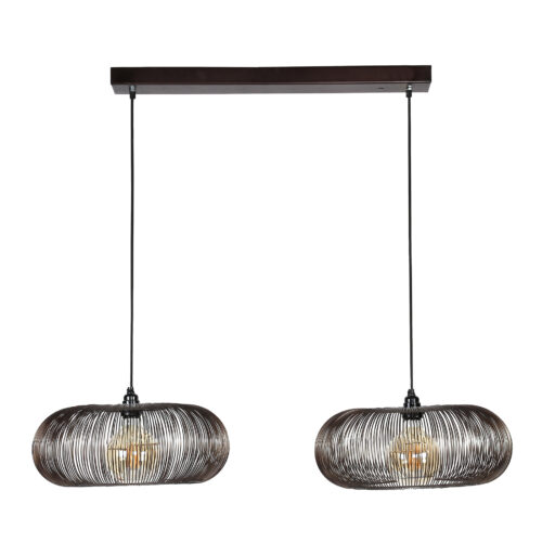 Hanglamp Copper Twist 2 lampen Ø43cm - Afbeelding 7