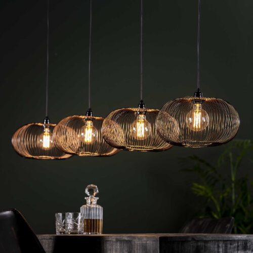 Hanglamp Copper Twist 4 lampen Ø35cm - Afbeelding 15