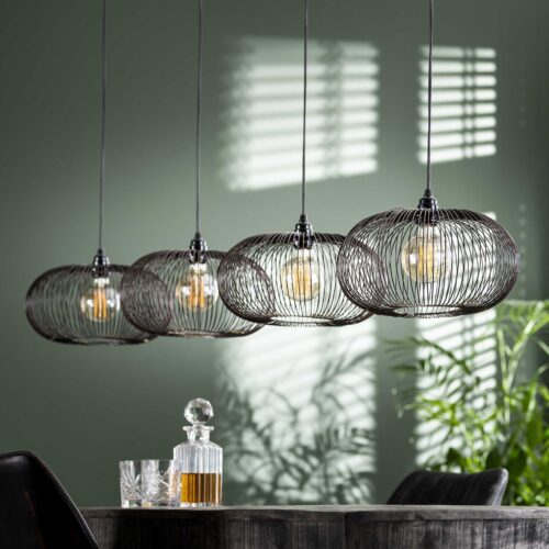Hanglamp Copper Twist 4 lampen Ø35cm - Afbeelding 9
