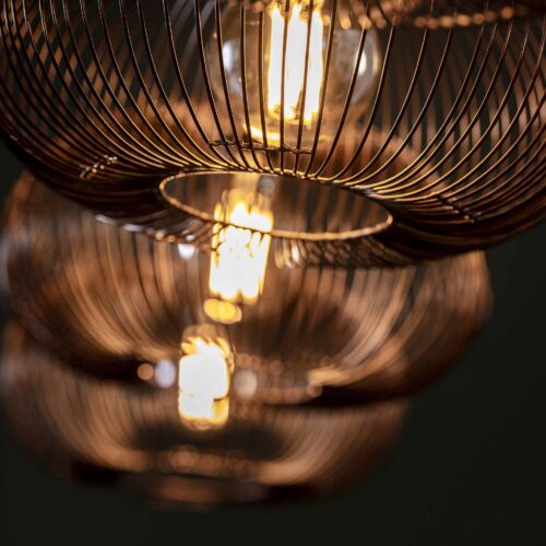 Hanglamp Copper Twist 4 lampen Ø35cm - Afbeelding 17