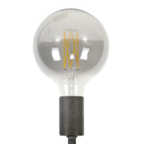 Kooldraadlamp Bol XL Ø12.5cm Smoke Grey dimbaar - Afbeelding 6