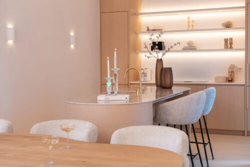 Organische Eettafel Riva Eiken 230 x 110 cm - Naturel - Afbeelding 6