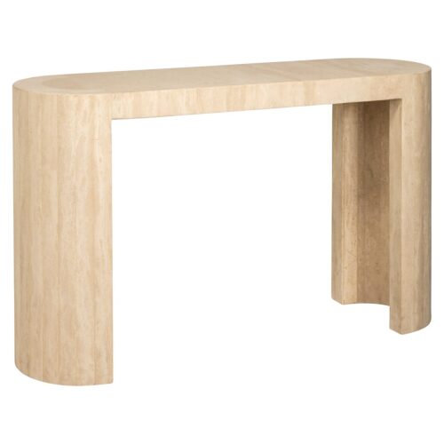 Ovale Sidetable Biltmore Travertin - 140 cm