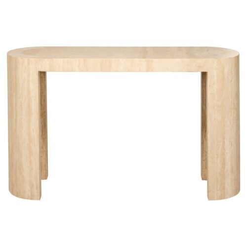Ovale Sidetable Biltmore Travertin - 140 cm - Afbeelding 2