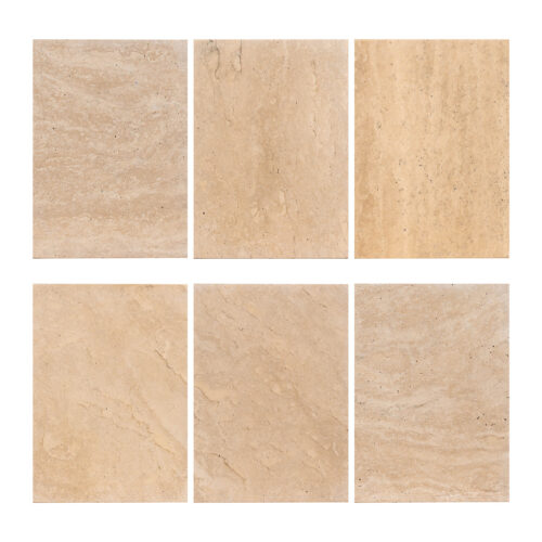 Vierkante Salontafel Biltmore Travertin 110 x 110 cm - Beige - Afbeelding 5