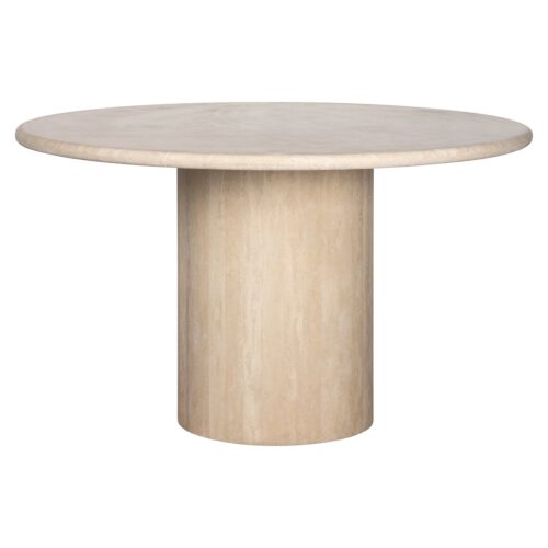 Ronde Eettafel Renaissance Ø130cm Travertin - Beige