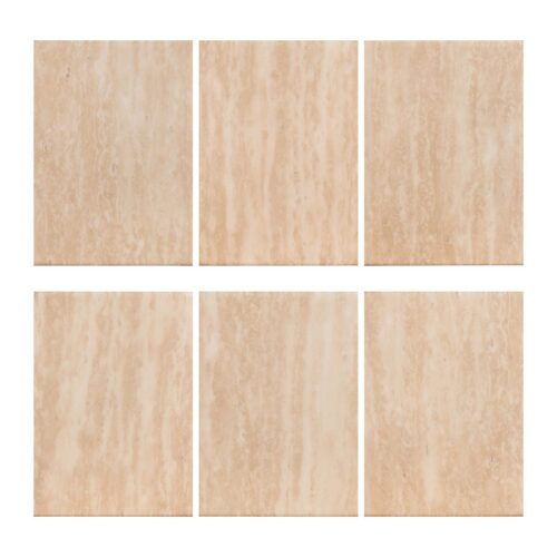Organische Salontafel Fictus 130 x 80 cm - Faux Travertin - Afbeelding 6