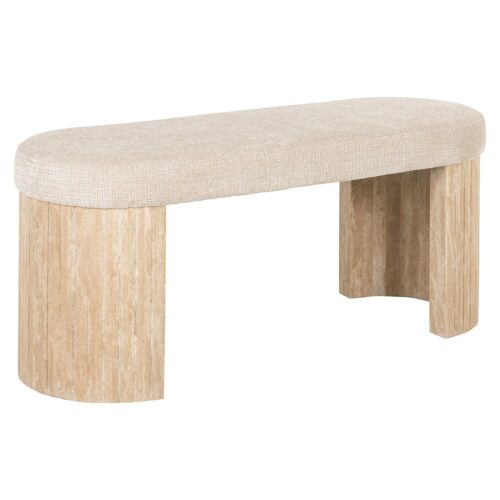 Eetkamerbank Gallice Travertin - 120cm