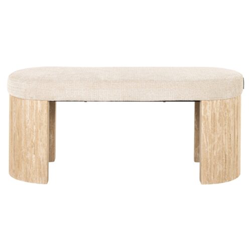 Eetkamerbank Gallice Travertin - 120cm - Afbeelding 2
