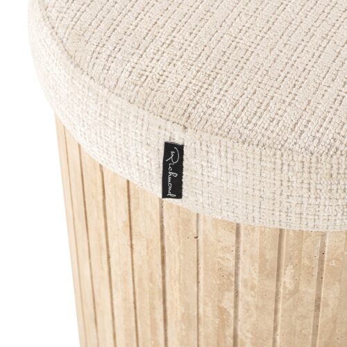 Eetkamerbank Gallice Travertin - 120cm - Afbeelding 7