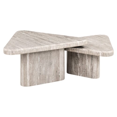 Salontafel Dwayne Marmer - Set van 2 stuks