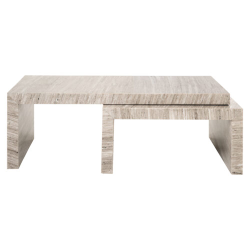 Salontafel Novaz set van 2 - Wit - Afbeelding 7