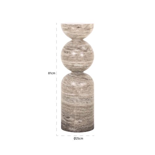 Zuil Lewis Marmer 80cm hoog - Afbeelding 2
