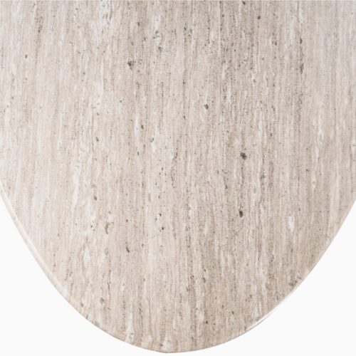 Ovale Eettafel Brodman Marmer 200 x 100 cm - Wit - Afbeelding 3