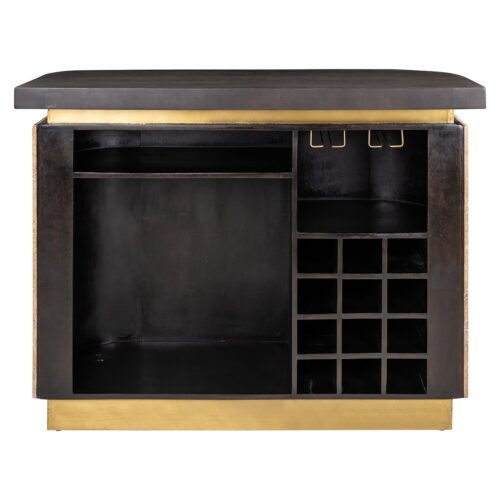 Bartafel Martini Travertin en hout - 140 x 60cm - Afbeelding 3