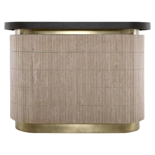 Bartafel Martini Travertin en hout - 140 x 60cm - Afbeelding 2