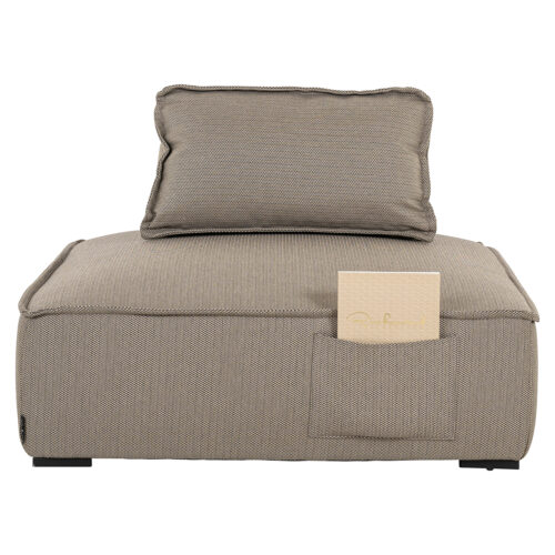 Outdoor Loungstoel Lounge - Taupe - Afbeelding 9