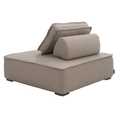 Outdoor Loungstoel Lounge - Taupe - Afbeelding 4
