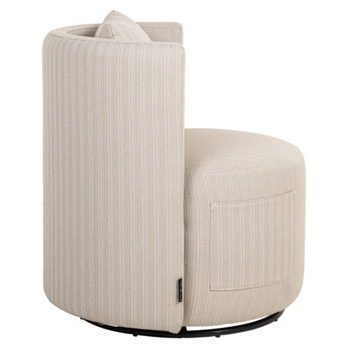 Outdoor Draaibare Eetkamerstoel Marlin kleur Beige - Afbeelding 2
