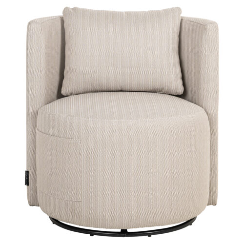 Outdoor Draaibare Eetkamerstoel Marlin kleur Beige - Afbeelding 5