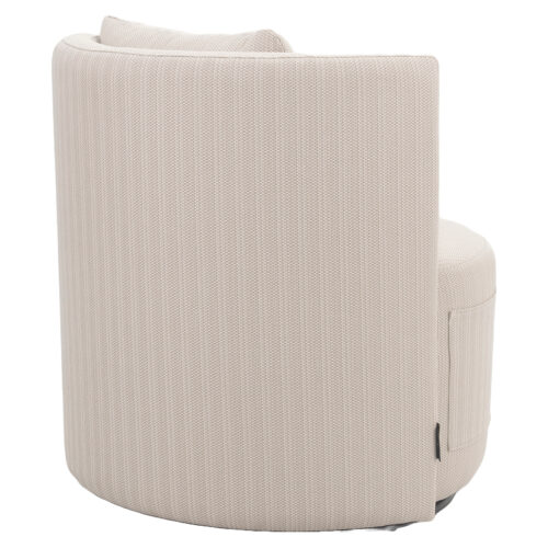 Outdoor Draaibare Eetkamerstoel Marlin kleur Beige - Afbeelding 4