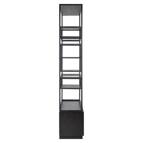 Wandkast Bonvoy black 2-laden (Black) - Afbeelding 2