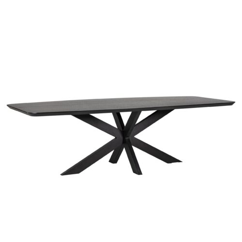 Deens Ovale Eettafel Bonvoy Eiken 260 x 100 cm - Zwart